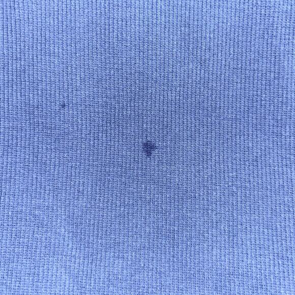 Gitano Floral Rhinestone Henley Shirt Blue Plus Size 18 / 20 W Trashy Cyber Y2k - Picture 6 of 6